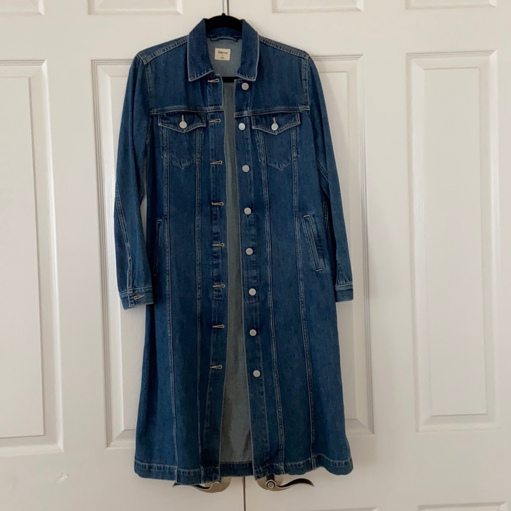 Gap Long Denim Jacket